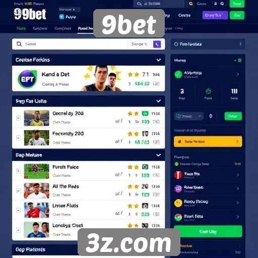 Interface do site 9bet passa por atualizações significativas